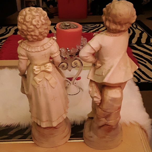 Figurines. Antique German, Bisque, Stunning - Picture 3 of 7